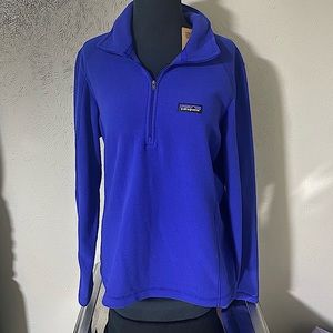 BRAND NEW PATAGONIA ROYAL BLUE PULLOVER